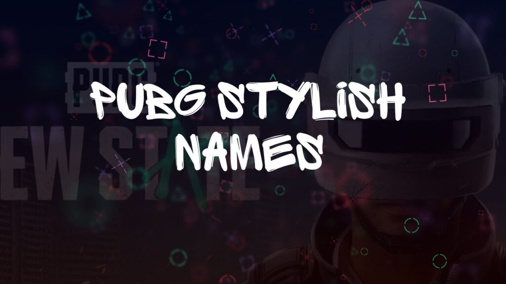 Pubg stlylish name 